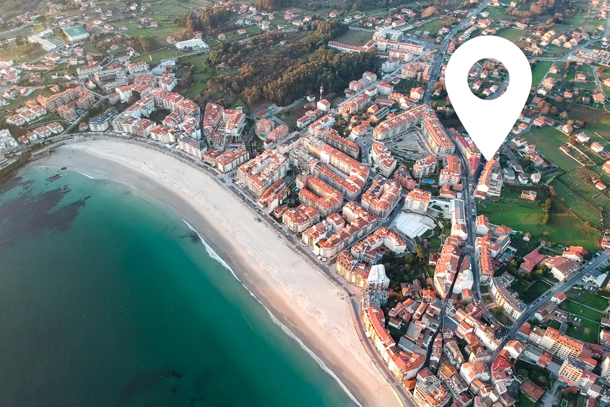 sanxenxo desde el aire